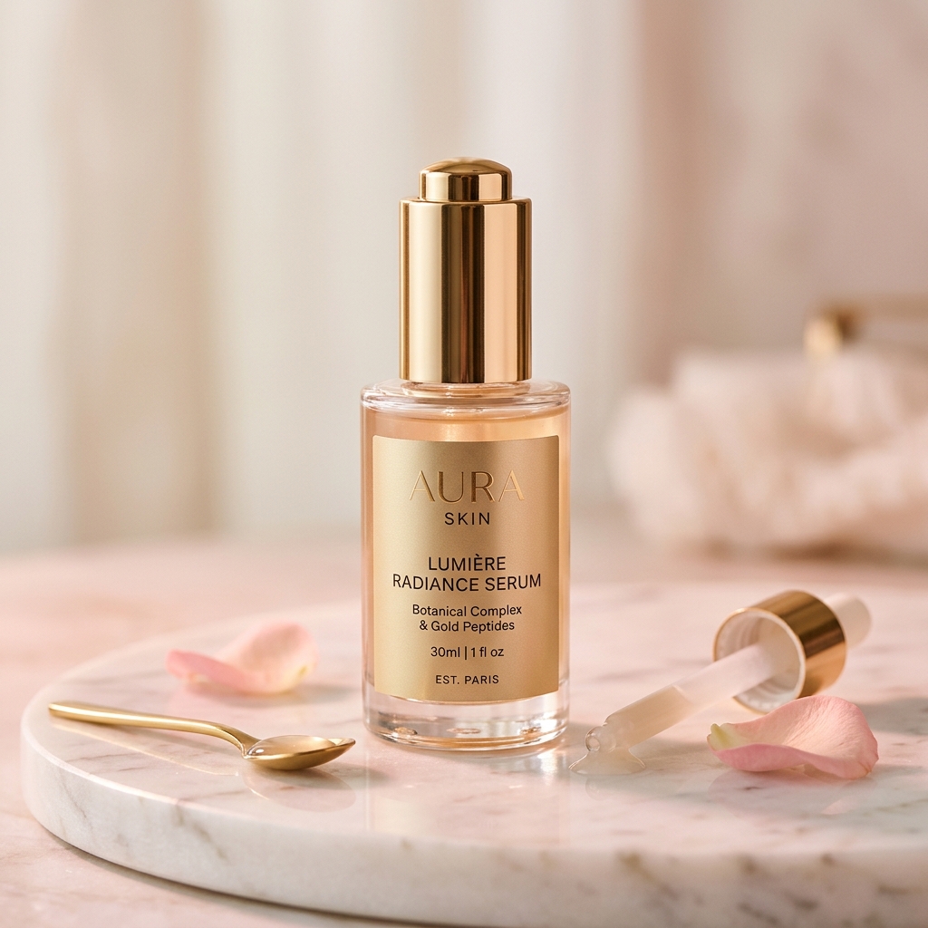 Beauty serum ad creative